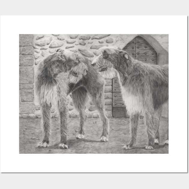 Irish Wolfhound - Gentle Giants Wall Art by doggyshop